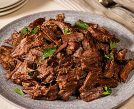 Four-Way Slow Cooker Shredded Beef
